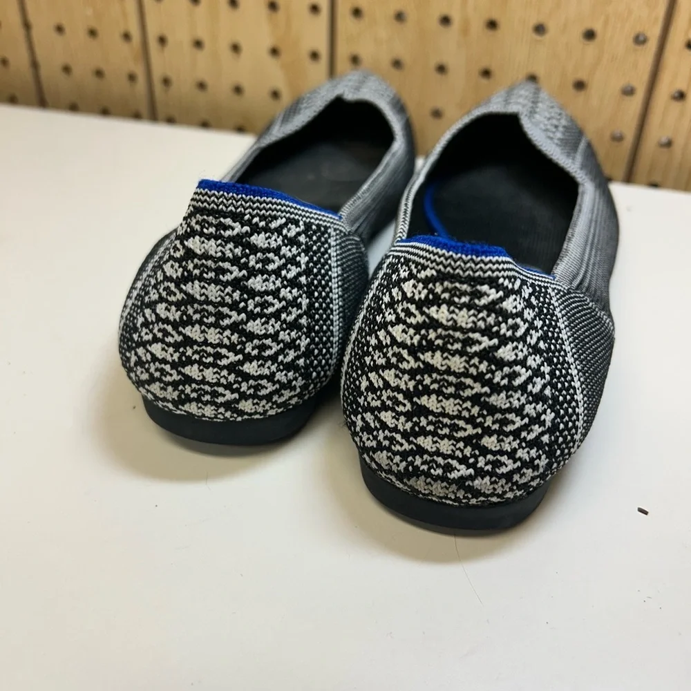 Rothy's Python Black and White Patterned Flats